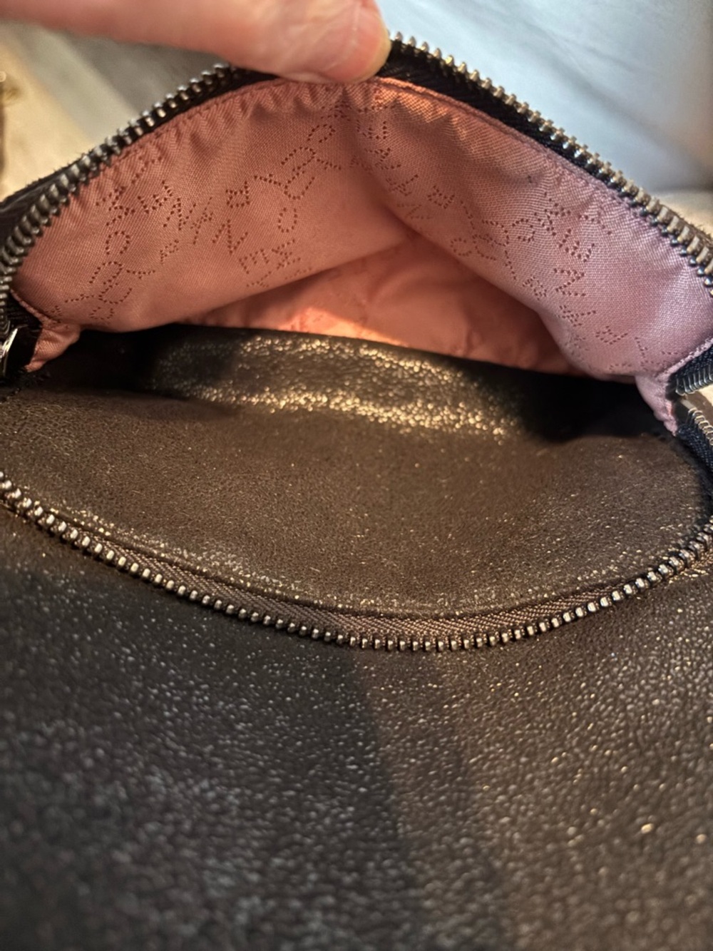 Stella McCartney Falabella Mini Backpack Black Shaggy Deer - Very Good - W/ Card - Picture 13 of 16